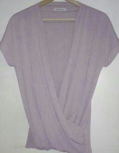 Ces Femme small light lavender blouse